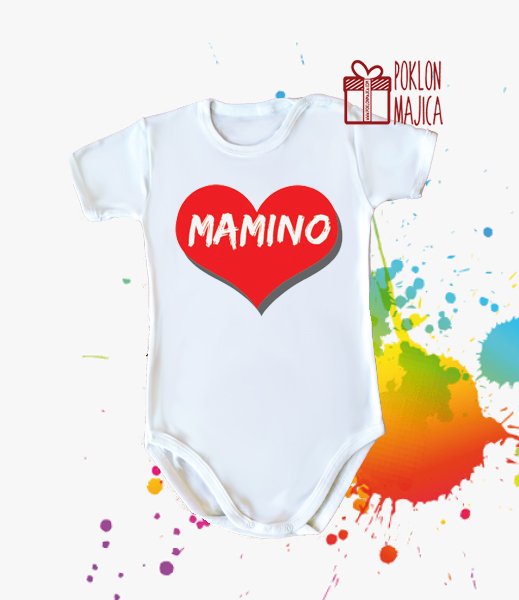 Poklon za rodjendan  deca/Bodi za bebe sa natpisom po zelji/mamino.jpg
